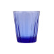 6 verres à eau LA ROCHERE Ondes bleu cobalt gobelets