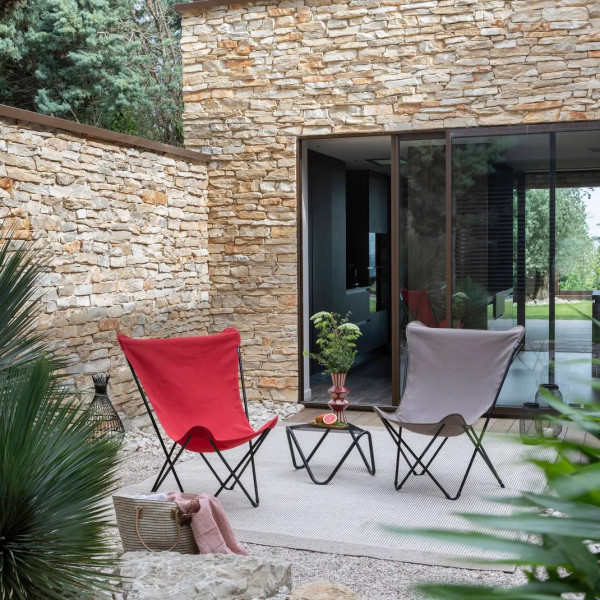 Fauteuil relax zéro gravité LAFUMA MOBILIER R clip Batyline Miel