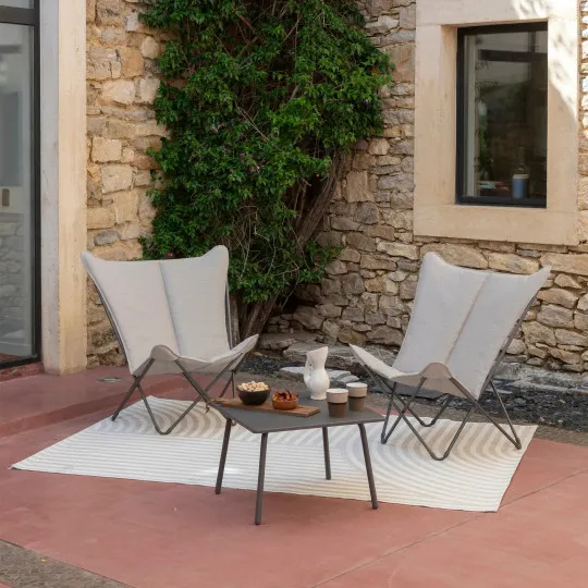 Tapis d'extérieur LAFUMA MOBILIER Arche beige - 2 tailles