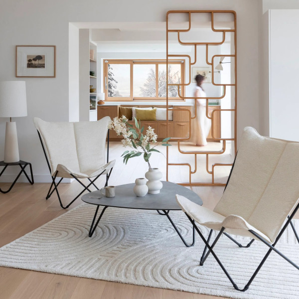 Tapis d'intérieur LAFUMA MOBILIER Niksen beige 160x230cm