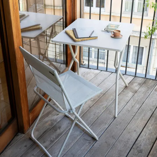 Table LAFUMA MOBILIER Balcony carrée Colorblock - 6 coloris