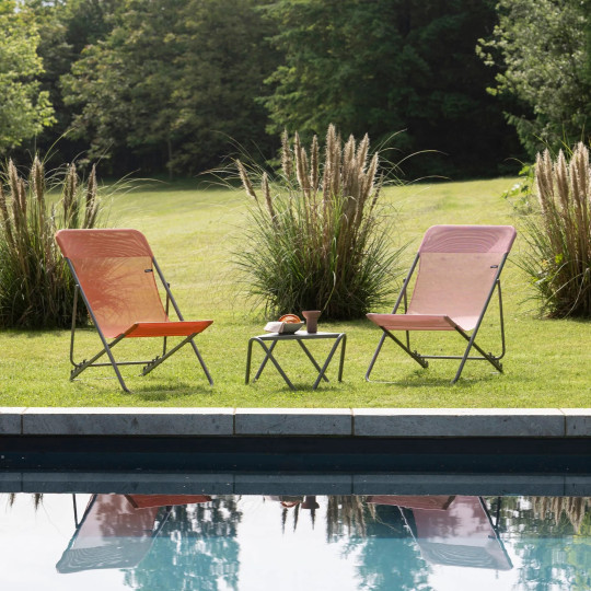 Maxi Transat LAFUMA MOBILIER Batyline Titane - 2 coloris