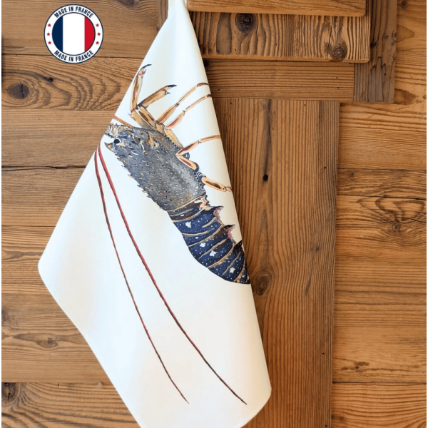 Torchon La Langouste VAREK 100% coton