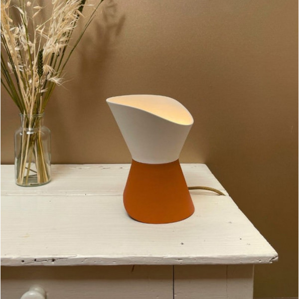 Lampe à poser MONOCHROMIC Recto Terracotta en céramique