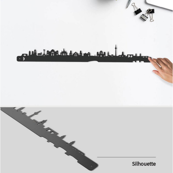 Silhouette murale Skyline JE SUIS ART Berlin – 3 tailles