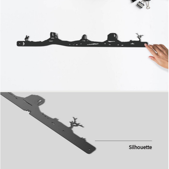 Silhouette murale Skyline JE SUIS ART Monument Valley – 3 tailles