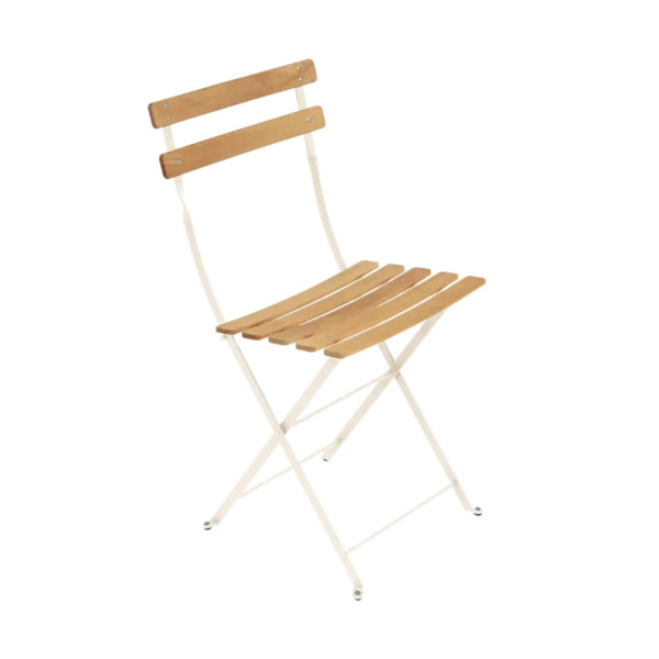 Chaise pliante FERMOB Bistro bois métal - 26 coloris