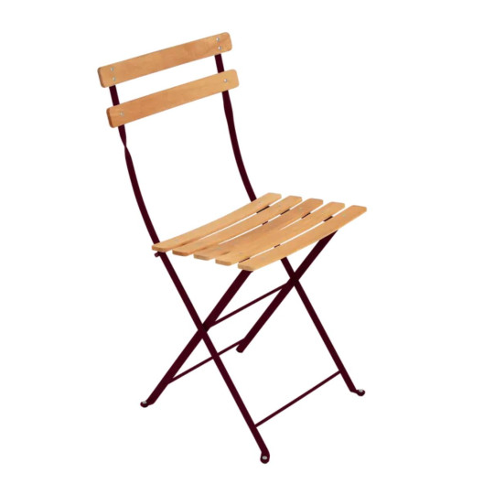 Chaise pliante FERMOB Bistro bois métal - 26 coloris