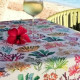Nappe enduite FLEUR DE SOLEIL Algues - 7 tailles