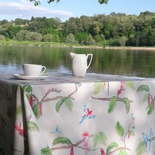 Nappe enduite FLEUR DE SOLEIL Amazonie - 7 tailles