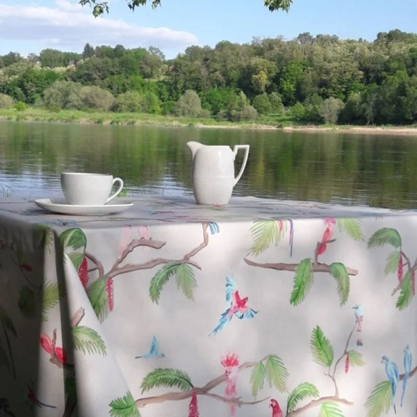 Nappe enduite FLEUR DE SOLEIL Amazonie - 7 tailles