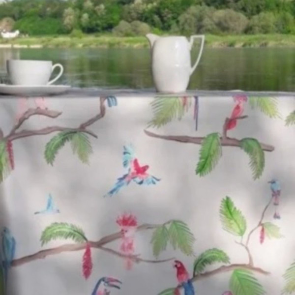 Nappe enduite FLEUR DE SOLEIL Amazonie - 7 tailles