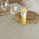 Nappe enduite FLEUR DE SOLEIL Champêtre rose - 7 tailles