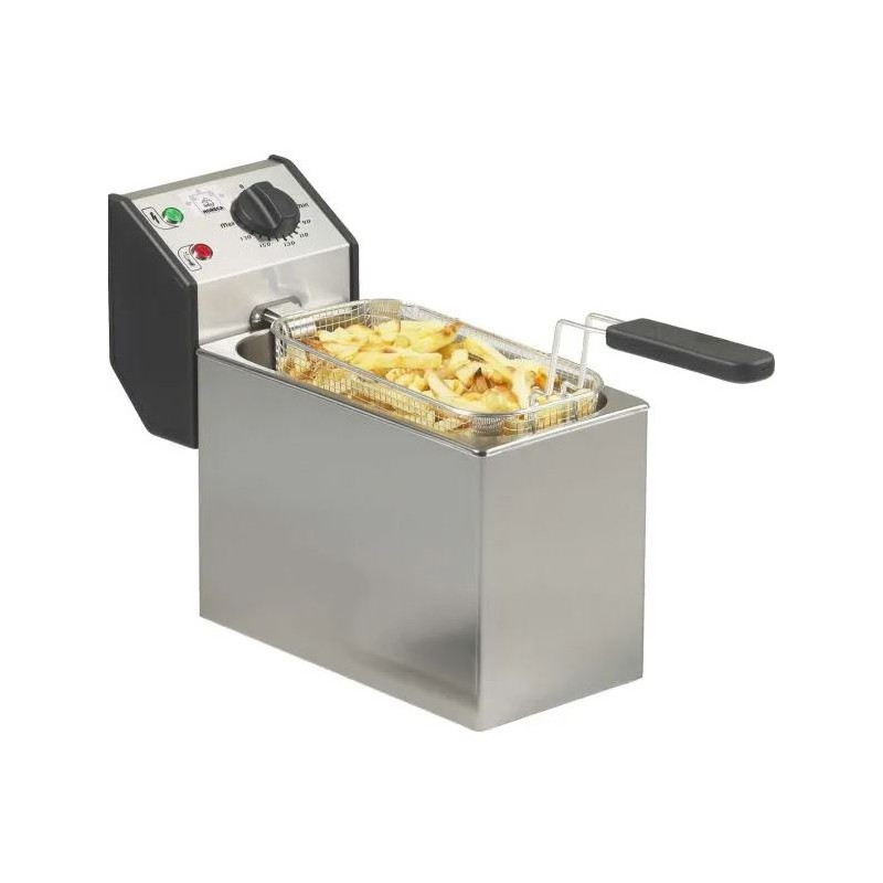 Friteuse en acier inoxydable à température contrôlée, convient pour