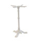 Pied blanc en fonte d'acier GR-INOVA 43/c H.72cm 3 branches pour plateau table bistro
