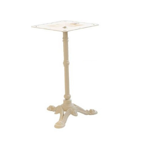 Pied taupe en fonte d'acier GR-INOVA 43/c H.72cm 3 branches pour plateau table bistro