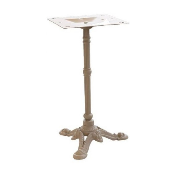 Pied rouge en fonte d'acier GR-INOVA 43/c H.72cm 3 branches pour plateau table bistro