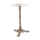 Pied rouge en fonte d'acier GR-INOVA 43/c H.72cm 3 branches pour plateau table bistro