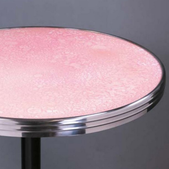 Plateau rond Zoldy GR-INOVA pour pied table bistro - 9 coloris 9 tailles