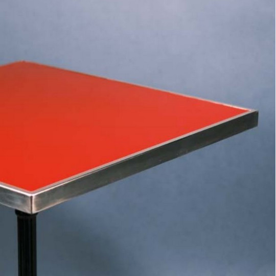 Plateau rectangulaire Stratifié GR-INOVA pour pied table bistro - 9 coloris 3 tailles