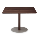 Table bistrot DASRAS Toupie en noyer plateau F3 - 4 tailles