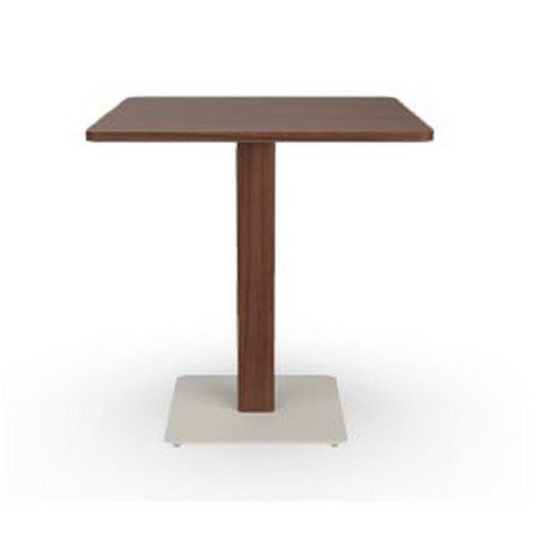 Table bistrot DASRAS Toupie en noyer plateau F4 - 4 tailles