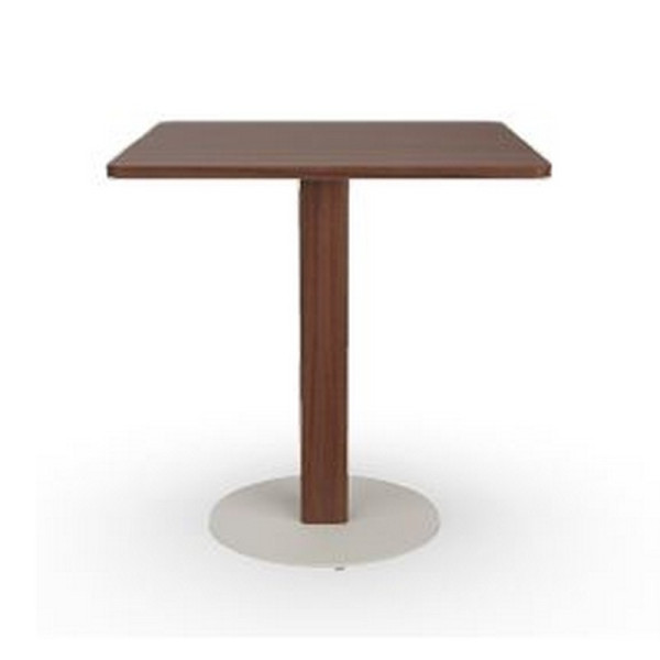 Table bistrot DASRAS Toupie en noyer plateau F4 - 4 tailles