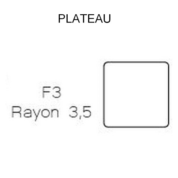 Table bistrot DASRAS Toupie en chêne et céramique plateau F3 - 16 finitions 4 tailles