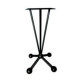Pied en acier GR-INOVA 42/i 3 ou 4 branches pour plateau table bistro H.71cm