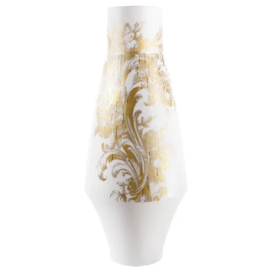 Vase HAVILAND Stanislas Or grand modèle 46cm en porcelaine