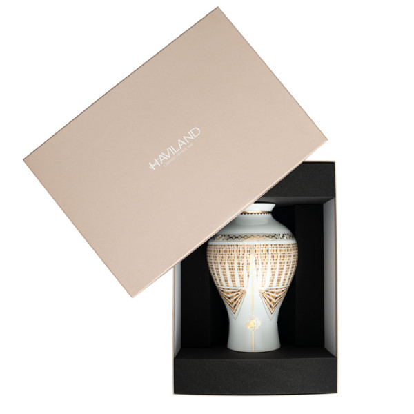 Vase HAVILAND Cavalier Royal 35cm en porcelaine