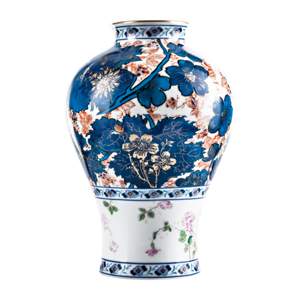 Vase HAVILAND Dammouse grand modèle 54cm en porcelaine