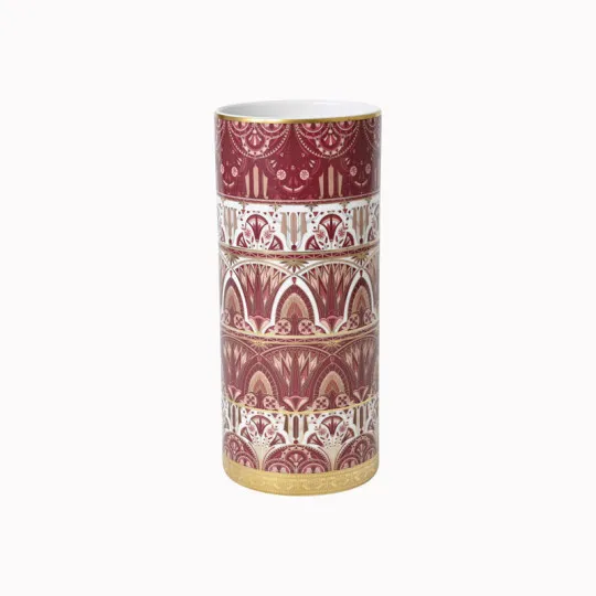 Vase HAVILAND Rêves du Nil pourpre or 28cm en porcelaine