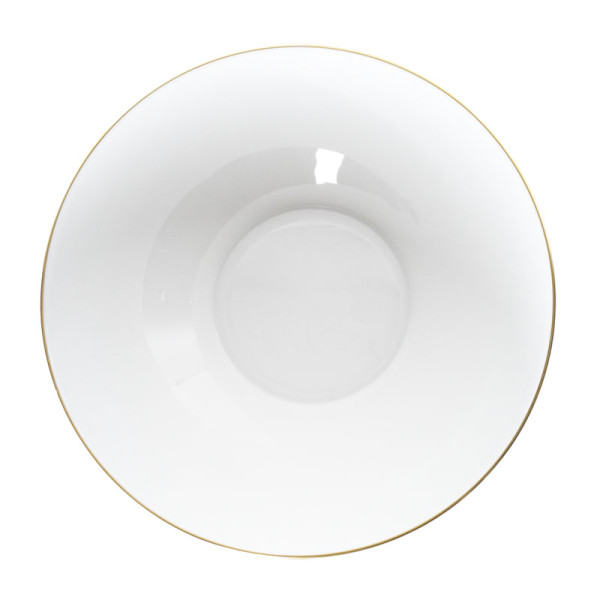Saladier HAVILAND Damassé blanc Ritz Paris en porcelaine 190cl