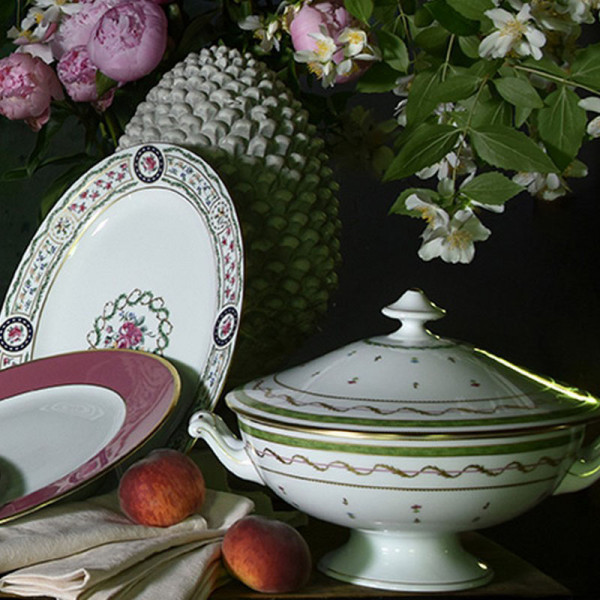 Soupière HAVILAND Impératrice Eugénie en porcelaine 200cl