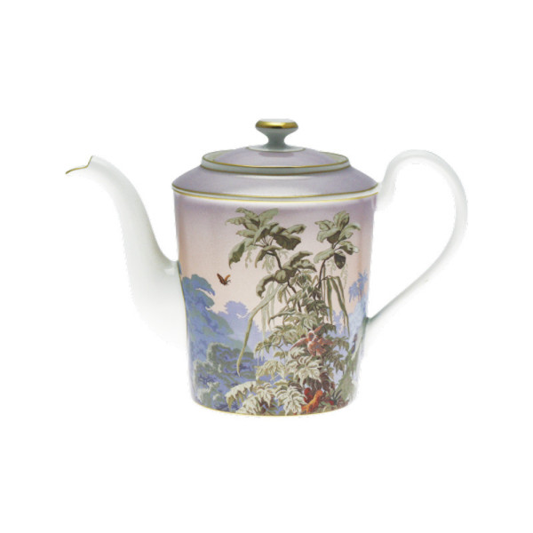 Théière boule HAVILAND Impératrice Eugénie en porcelaine 120cl