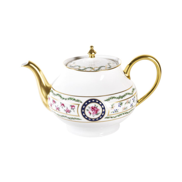 Théière boule HAVILAND Louveciennes en porcelaine 120cl