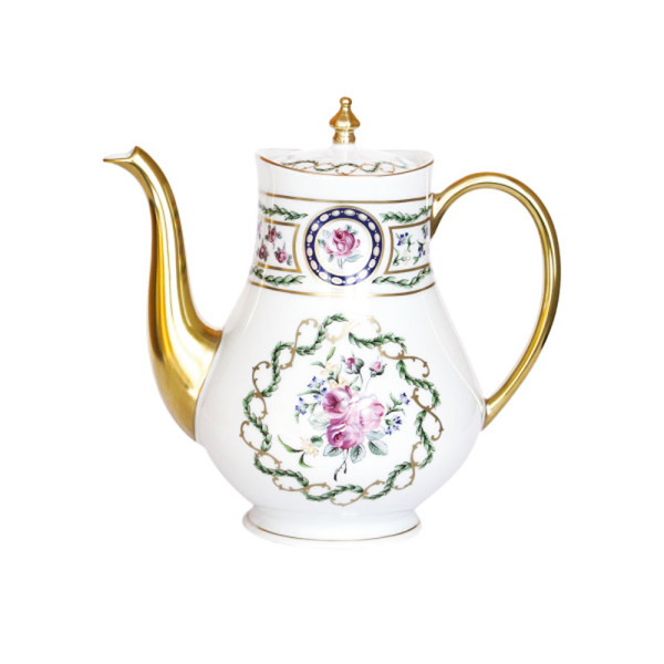 Verseuse Cafetière HAVILAND Louveciennes en porcelaine 120cl