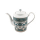 Théière HAVILAND Rêves du Nil vert platine en porcelaine 100cl