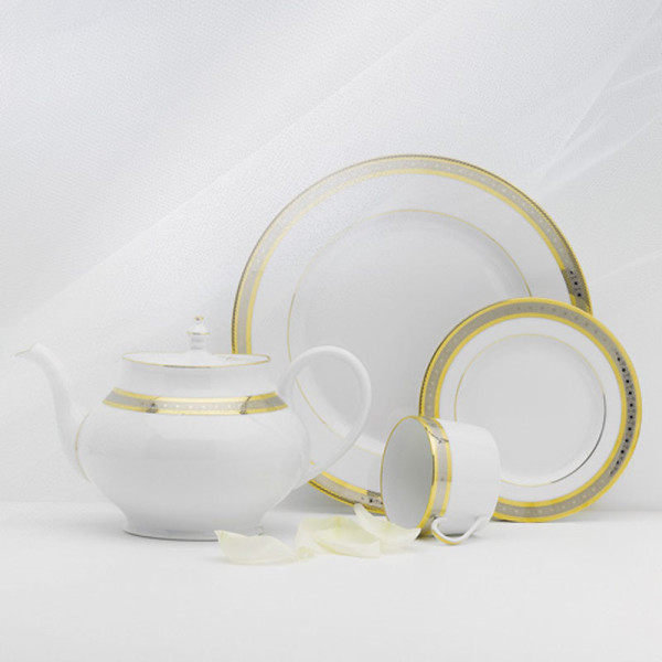 Théière boule HAVILAND Place Vendôme en porcelaine 120cl