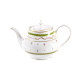 Plat à tarte sur pied HAVILAND Marthe Ritz Paris en porcelaine 31.5cm