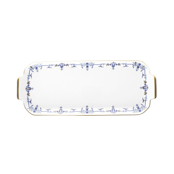 Plat à cake HAVILAND Marthe Ritz Paris en porcelaine 39cm