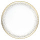 Plat à tarte rond HAVILAND Souffle d'Or en porcelaine 31.5cm