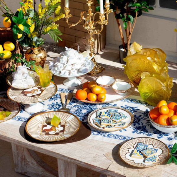 Plat ovale HAVILAND Impératrice Eugénie en porcelaine 40x31.5cm