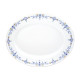 Plat ovale HAVILAND Marthe Ritz Paris en porcelaine 40x31.5cm