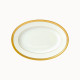 Plat ravier HAVILAND Opéra Or en porcelaine 23x16.5cm