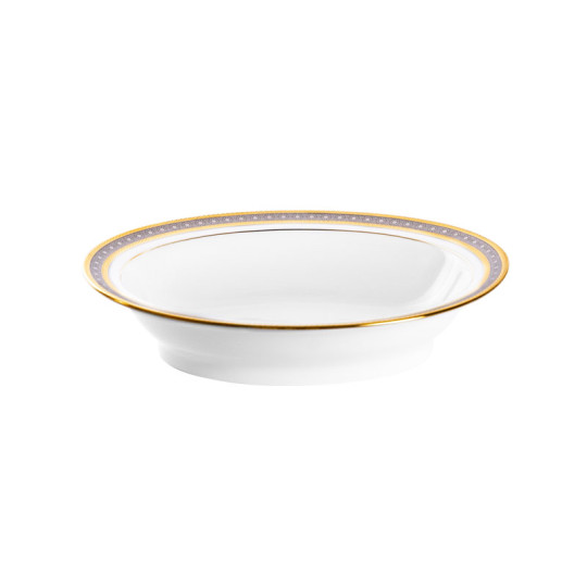 Plat compotier HAVILAND Place Vendôme en porcelaine 23.5x18.5cm