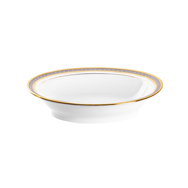 Plat compotier HAVILAND Impératrice Eugénie en porcelaine 23.5x18.5cm