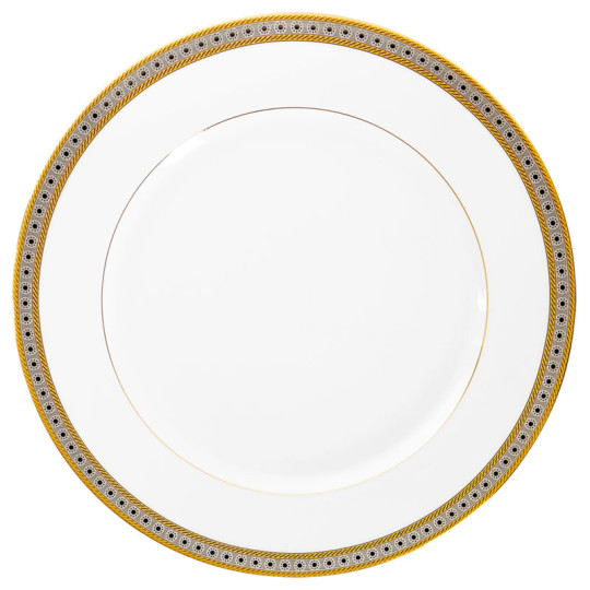 Plat rond plat HAVILAND Place Vendôme en porcelaine 31.5cm