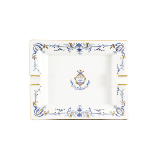 Cendrier vide-poches HAVILAND Marthe Ritz Paris en porcelaine 20x16cm